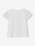 Tee-shirt manches courtes fleuri blanc - vertbaudet enfant 