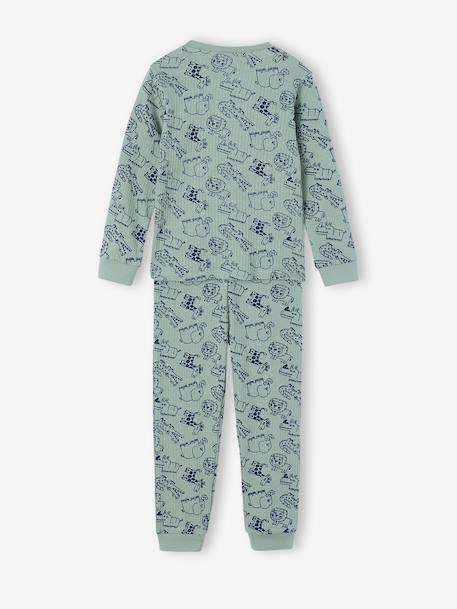 Pyjama garçon jungle vert sauge - vertbaudet enfant 