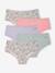 Lot de 5 shorties fille vert sauge - vertbaudet enfant 