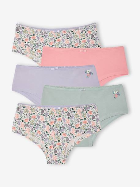 Fille-Lot de 5 shorties fille