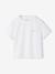Lot de 3 tee-shirts fille personnalisable écru+rose pâle - vertbaudet enfant 