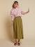 Jupe femme gaze de coton Capsule mère-fille olive - vertbaudet enfant 