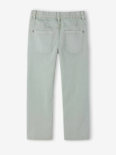 Pantalon garçon indestructible facile à enfiler beige+bleu nuit+kaki+vert sauge - vertbaudet enfant 