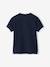 Polo garçon col Mao bleu ciel+écru+marine - vertbaudet enfant 