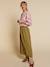Jupe femme gaze de coton Capsule mère-fille olive - vertbaudet enfant 