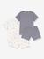 Lot 2 pyjashorts coton Petit Bateau blanc - vertbaudet enfant 