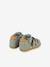 Sandales scratch Pika Shoo Pom bleu ciel - vertbaudet enfant 
