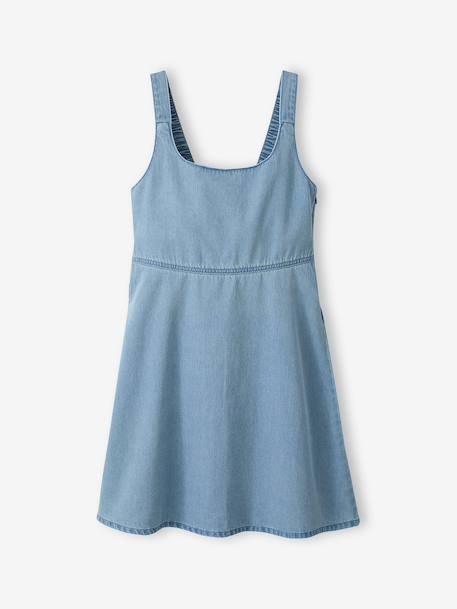 Robe ouverture dos bleu clair - vertbaudet enfant 