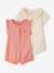 Lot 2 combishort bébé fille coton bio écru - vertbaudet enfant 
