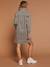 Robe léopard grossesse allaitement écru - vertbaudet enfant 