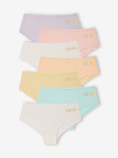 Meisje-Set van 7 shorty's basics