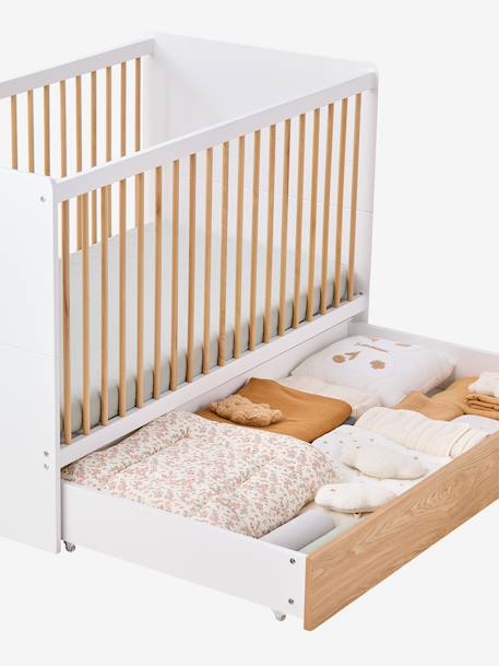Lit bébé évolutif 70x140cm Eden blanc - vertbaudet enfant 