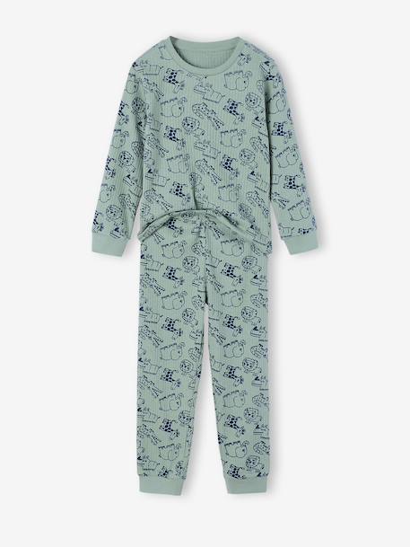 Jungle pyjama saliegroen - vertbaudet enfant 