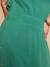 Robe longue col chemise grossesse allaitement vert émeraude - vertbaudet enfant 