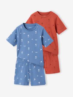-Set van 2 pyjama short voor jongens