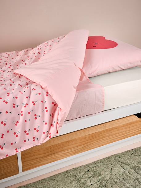 Magicouette CERISE bedset met gerecycled katoen roze, bedrukt - vertbaudet enfant 