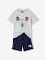 Ensemble pyjashort Brawl Stars gris chiné - vertbaudet enfant 