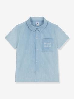 Garçon-Chemise-Chemise garçon chambray à manches courtes