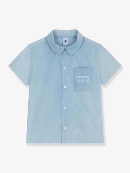 Garçon-Chemise garçon chambray à manches courtes