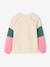 Sweat sport fille écru - vertbaudet enfant 