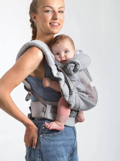 Porte-bébé PhysioCarrier 2 gris+noir - vertbaudet enfant 