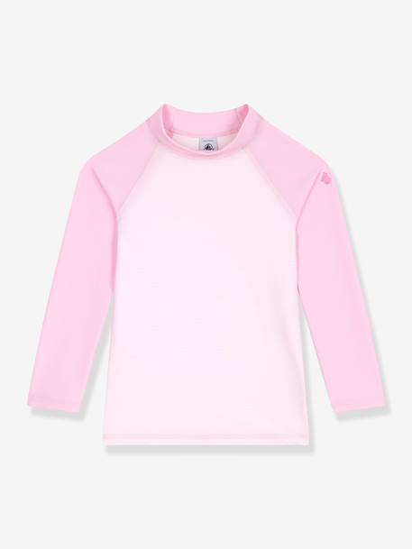 T-shirt de bain anti UV fille à manches longues rose - vertbaudet enfant 