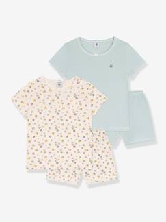 -Lot 2 pyjama coton imprimé Petit Bateau