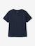 Lot 3 T-shirts manches courtes bleu pétrole+caramel+marine+noix de pécan+vert amande+vert sauge - vertbaudet enfant 