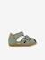 Sandales scratch Pika Shoo Pom bleu ciel - vertbaudet enfant 