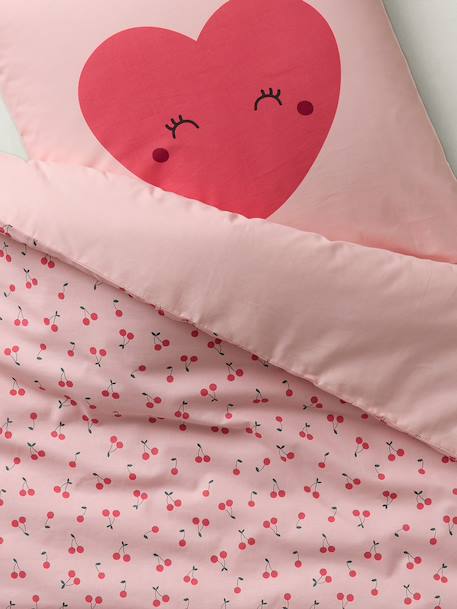 Parure Magicouette CERISE avec coton recyclé rose imprimé - vertbaudet enfant 