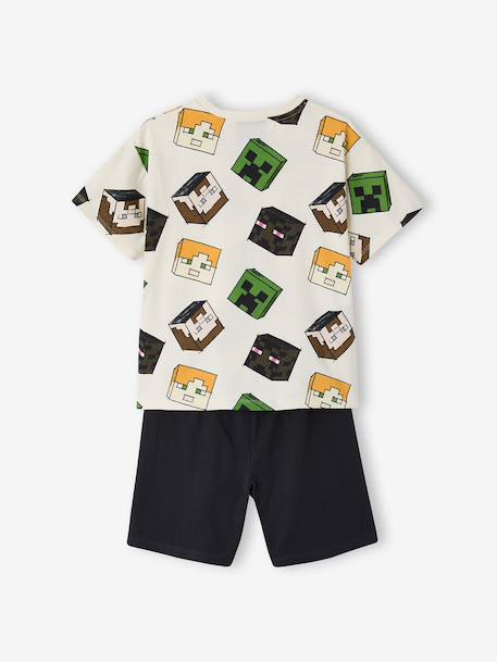 Minecraft pyjama babyset voor jongens antraciet - vertbaudet enfant 