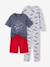 Lot de 2 pyjamas garçon voitures anthracite - vertbaudet enfant 