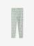 Gedrukte bloemen sport legging voor meisjes ecru - vertbaudet enfant 