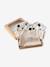 Coffret bébé 2 combishorts en coton bio beige chiné - vertbaudet enfant 