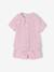 Pyjama 2 pièces fille Capsule mère-fille rose poudré - vertbaudet enfant 