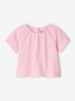 -T-shirt met korte mouwen geborduurd