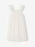 Robe évasée coton broderie blanc - vertbaudet enfant 