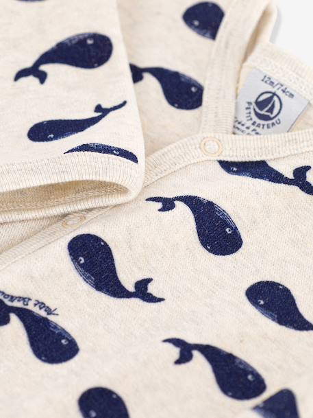 Dors bien bébé velours baleines beige - vertbaudet enfant 