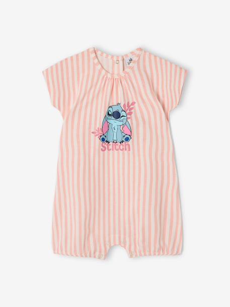 Lot 2 bodies combinaison Stitch pêche - vertbaudet enfant 