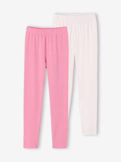 -Lot de 2 leggings fille Basics 