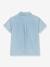 Chemise garçon chambray à manches courtes bleu clair - vertbaudet enfant 