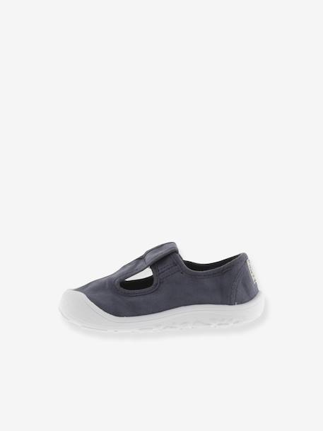 Sandales Bosco Barefoot enfant blanc+bleu jean - vertbaudet enfant 