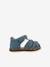 Sandalen meisjes BERLINGOT jeansblauw+rozen - vertbaudet enfant 