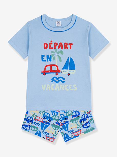 Pyjama short jongen blauw - vertbaudet enfant 