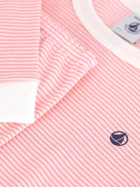 Pyjama kinderkatoen PETIT BATEAU rozen - vertbaudet enfant 