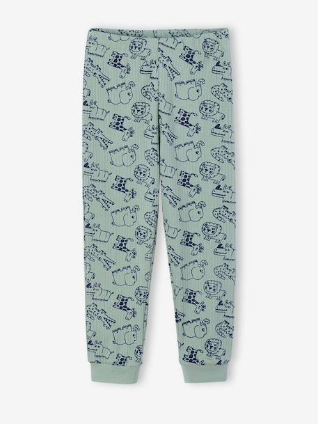 Pyjama garçon jungle vert sauge - vertbaudet enfant 