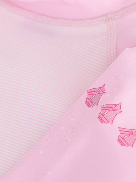 UV-werend t-shirt voor meisjes met lange mouwen rozen - vertbaudet enfant 