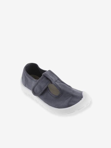 Bosco Barefoot sandalen voor kinderen jeansblauw+wit - vertbaudet enfant 