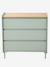 Commode 3 tiroirs Cannelé 42 cm vert - vertbaudet enfant 