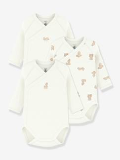 -Set van 3 gekruiste body's baby PETIT BATEAU
